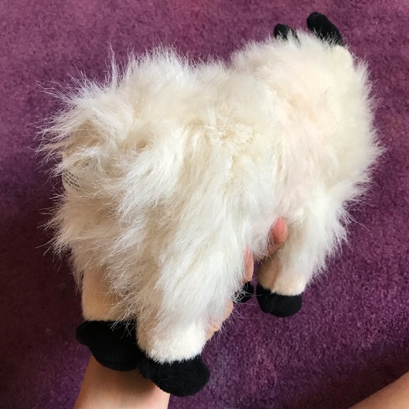 Mountain goat plush toy fluffy white realistic stuffed animal K&M international - Picture 6 of 10